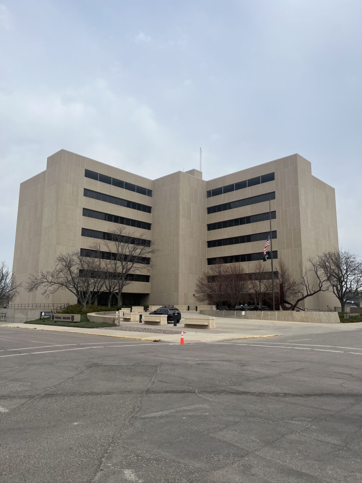 <p>The federal building in Aberdeen, South Dakota, pictured here in May 2023, houses some personnel from the Bureau of Indian Affairs' Office of Justice Services.</p>