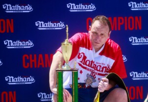 Hot Dog Eating Champ Joey Chestnut Barred From Competing In This Year’s Contest