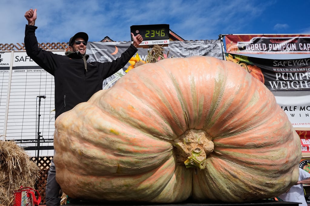 California Engineer Wins Pumpkin Contest With 2,346 Pound Gourd