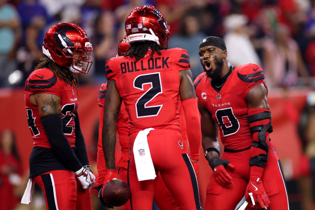 Referee Carted Off Field With Injury As Texans’ Defense Roughs Up Buffalo Bills To Give Houston Big Upset Win