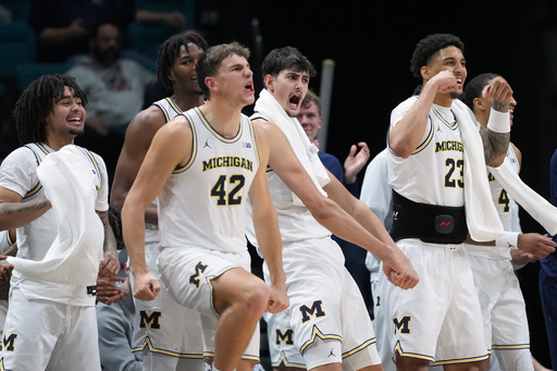 Michigan Up To No. 3 In Ap Top 25 Men’s Basketball Poll, Michigan State And Iowa State Into Top 10