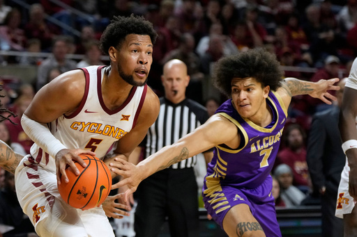 No. 10 Iowa State Breaks Program Scoring Record In 132 68 Win Over Alcorn State