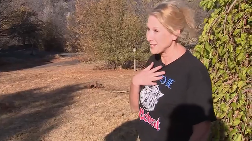 Woman’s Home Saved By Volunteer Firefighters Who Used To Be Her Students Battling Gracemont Fire
