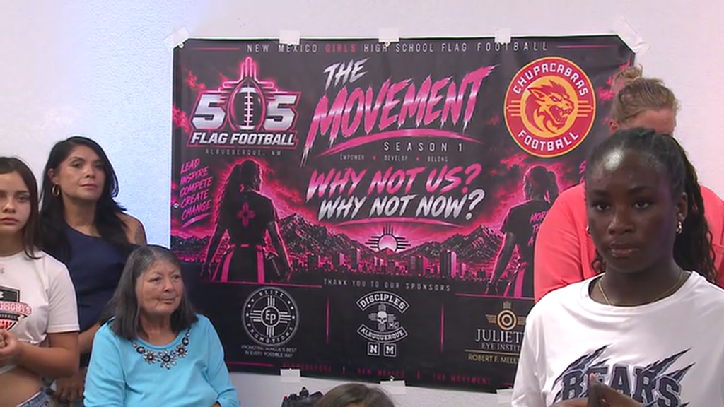 New Mexico High School Girls Make History With Flag Football League