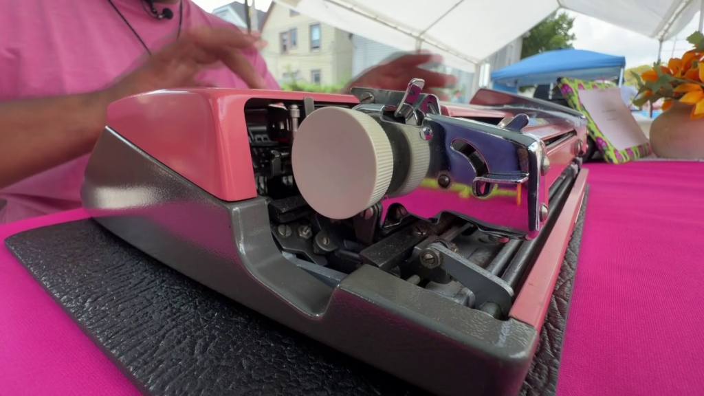 ‘a Caricature Of Words’: Man Uses Old Typewriter Technology To Create New Community Connections With Personalized Poetry