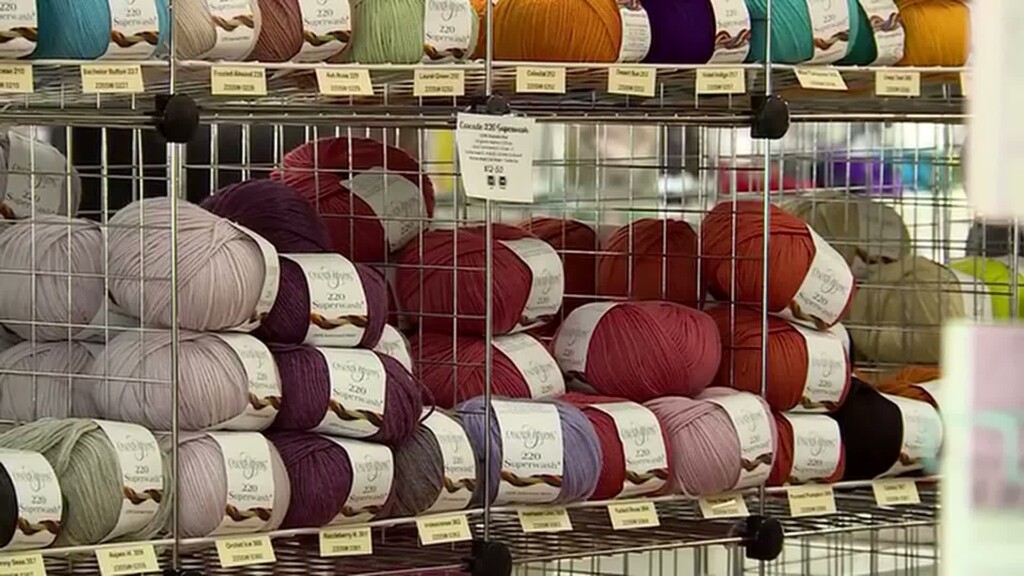 Family Combines Two Beloved Yarn Shops Divided By Tape Line, Reopens As One