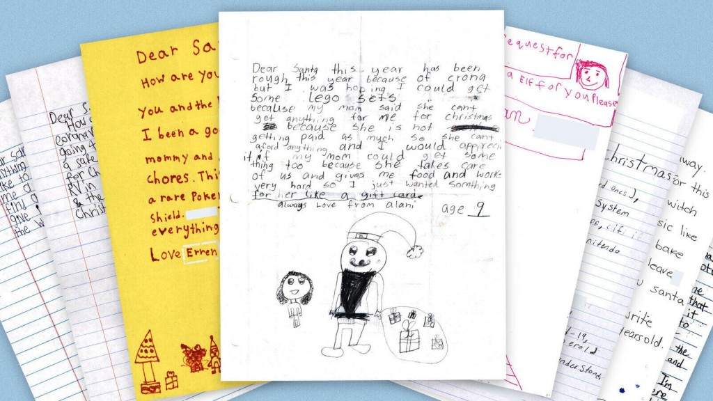 Letters To Santa Reveal Kids’ Pandemic Fears