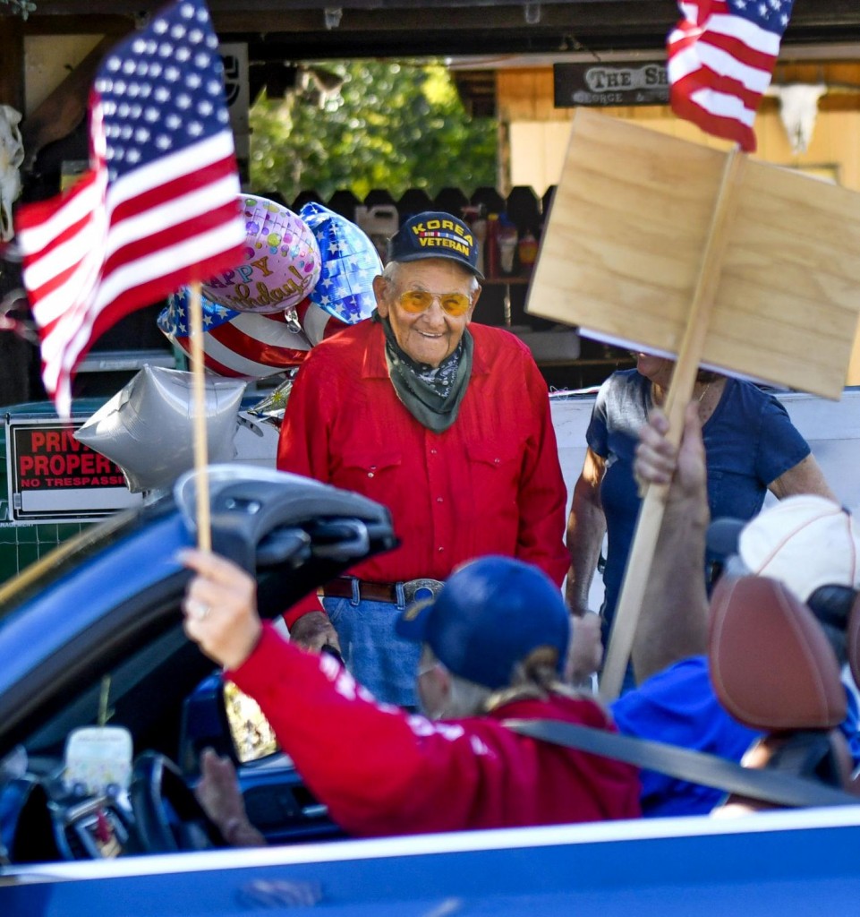 Central Coast Army Veteran Surprised With 90th Birthday Veteran Vehicle Salute