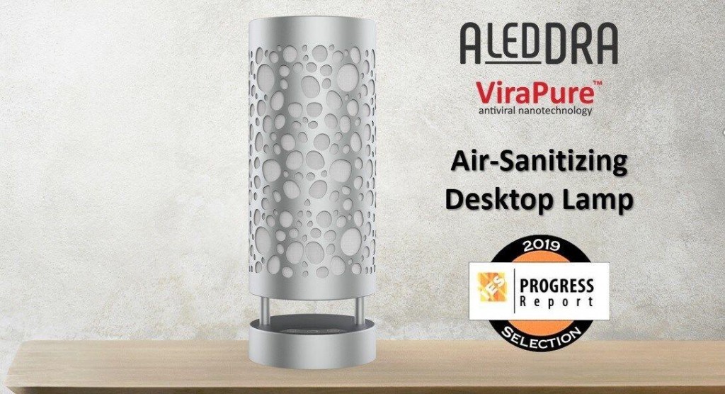 Uv Free Air Sanitizing Desktop Lamp For Effective Protection Against Airborne Viruses During The Covid 19 Pandemic And Beyond