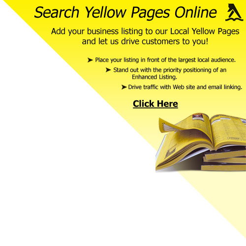 Yellow Pages Page Curl Ad Large