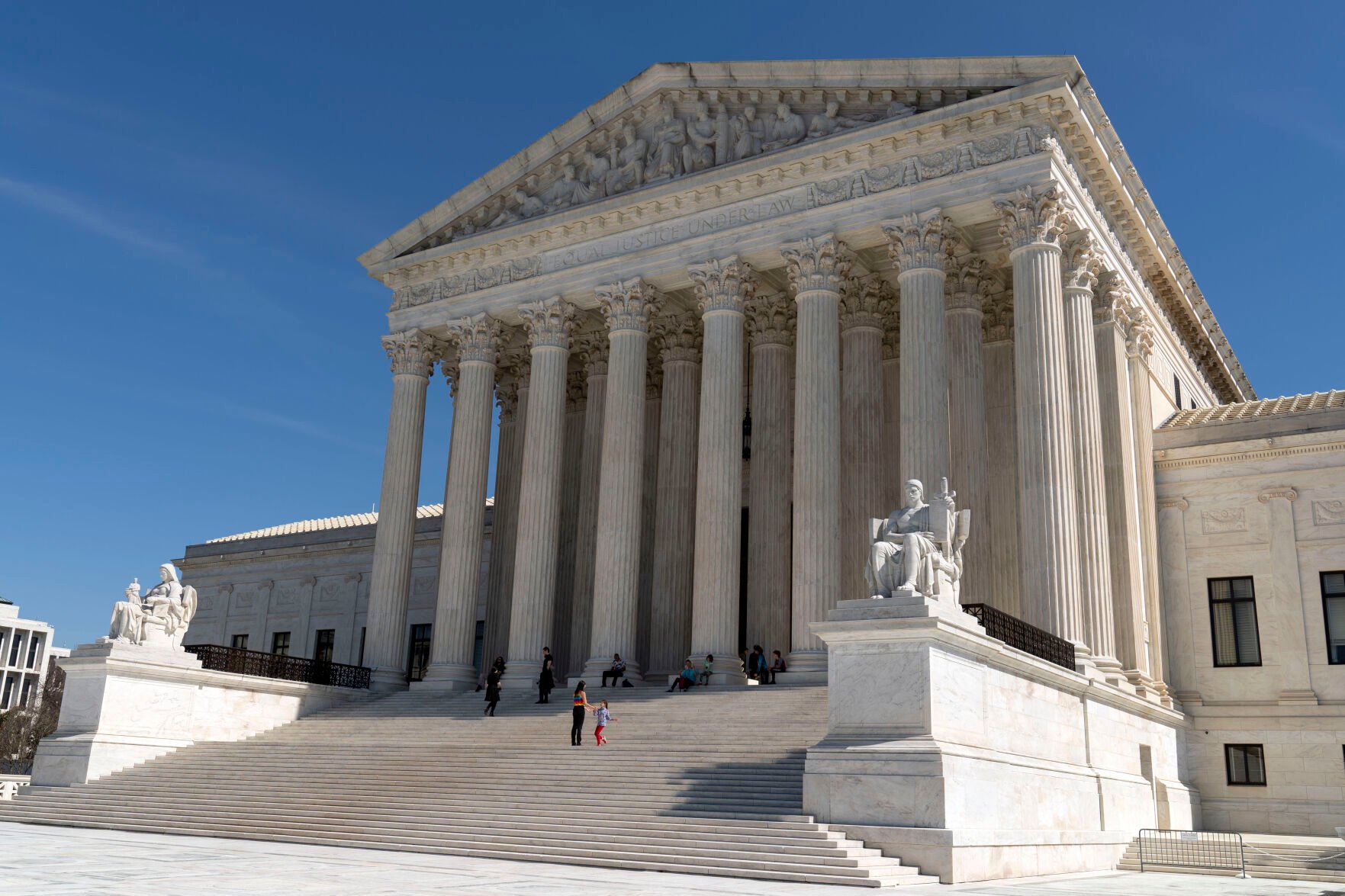 <p>FILE - The U.S. Supreme Court is seen on March 18, 2022, in Washington. </p>