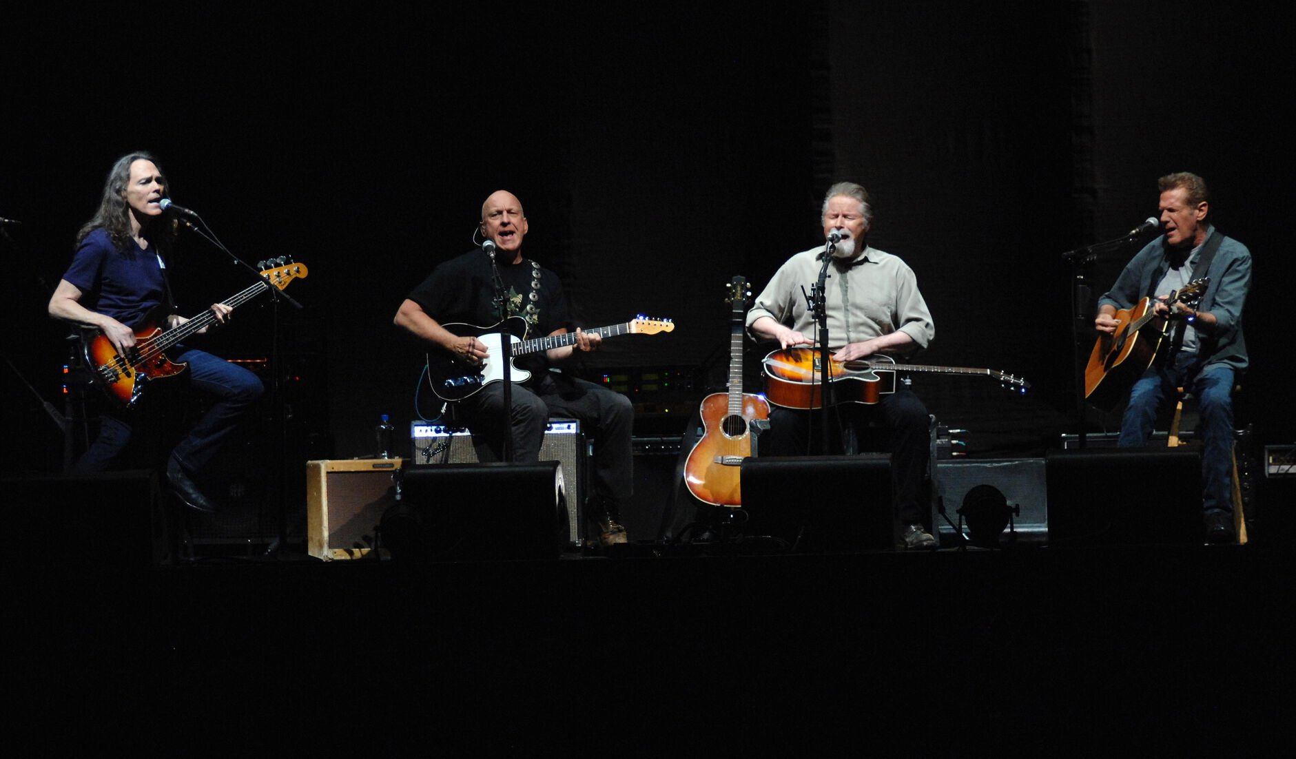 <p>The Eagles perform Sept. 6, 2013, during their History of the Eagles tour at Rogers Arena in Vancouver, Canada.</p>