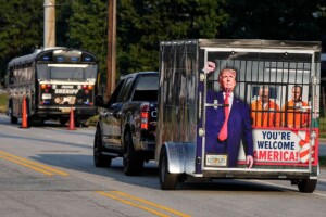 Mug Shot Of Donald Trump During Speedy Booking At Atlanta Jail Shows Scowling Former President