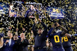 Michigan Completes Undefeated Season With 34 13 College Football Playoff Championship Game Victory Over Washington