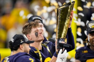 Michigan Completes Undefeated Season With 34 13 College Football Playoff Championship Game Victory Over Washington