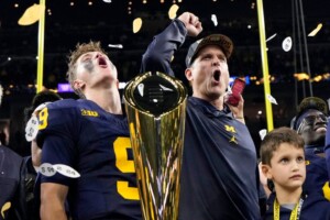 Michigan Completes Undefeated Season With 34 13 College Football Playoff Championship Game Victory Over Washington
