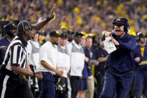 Michigan Completes Undefeated Season With 34 13 College Football Playoff Championship Game Victory Over Washington