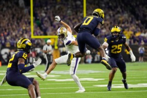 Michigan Completes Undefeated Season With 34 13 College Football Playoff Championship Game Victory Over Washington