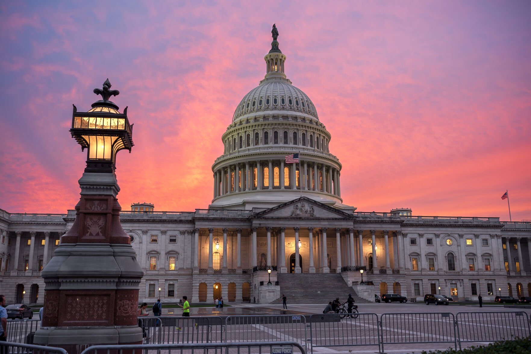 <p>The Capitol is seen at dusk as Democrats and Republicans in Congress are angrily blaming each other and refusing to budge from their positions on funding the government, in Washington, Sept. 30.</p>