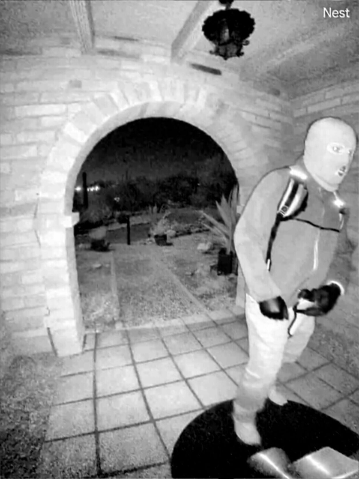 <p>This image provided by the FBI shows surveillance images at the home of Nancy Guthrie the night she went missing in Tucson, Ariz. (FBI via AP)</p>