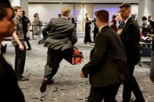 Trump Safe After Being Rushed From White House Correspondents Dinner; Shooter In Custody