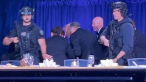Trump Safe After Being Rushed From White House Correspondents Dinner; Shooter In Custody