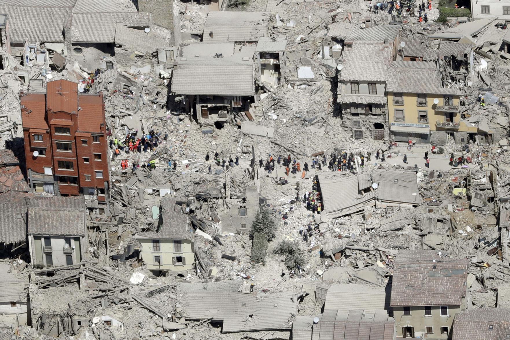 Italy Earthquake Kills Dozens, Reduces Towns To Rubble