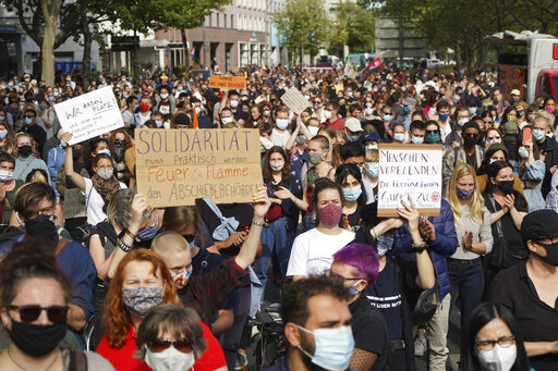 Thousands March In Berlin In Support Of Refugees In Greece