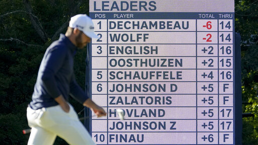 Wolff Hurt By Bad Breaks, Mistakes And Dechambeau At Us Open