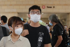 Hong Kong Activist Wong Arrested Over Unauthorized Assembly