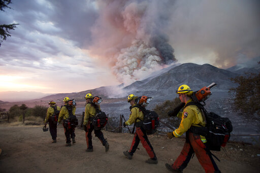 Ap Photos: Wildfires Race Through Dry, Windy California