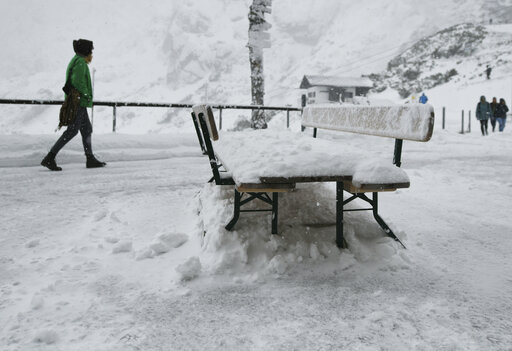 Alps Surprised By Early Snowfall, Swiss Town Sees New Record