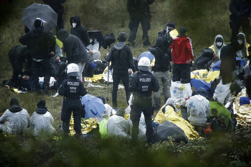 Hundreds Of Anti Coal Campaigners Protest At German Mine