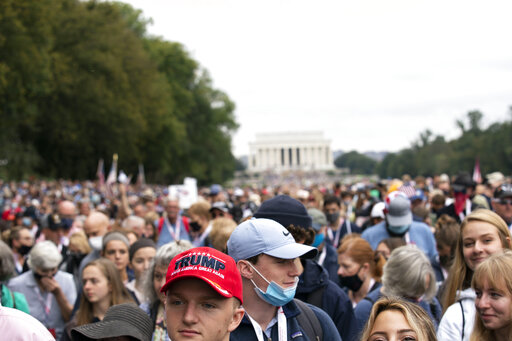 Thousands March In Washington To Pray And Show Trump Support