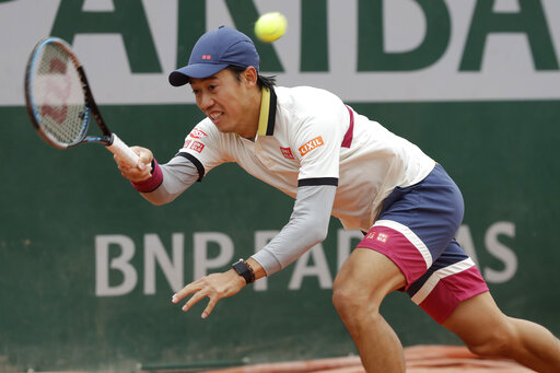 The Latest: Kei Nishikori Reaches 2nd Round Of French Open