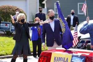 Jill Biden, Doug Emhoff Team Up In Final Campaign Stretch