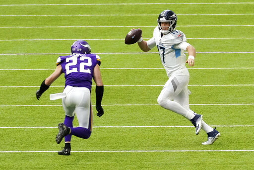 Titans Top Winless Vikes 31 30; Gostkowski Has 6 Fgs