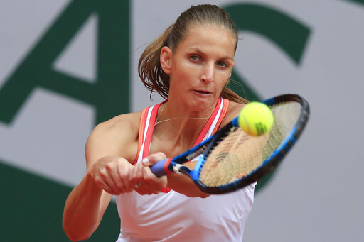 The Latest: Karolina Pliskova Advances To 2nd Round