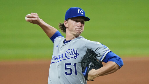 Singer Flirts With No Hitter For 8, Royals Beat Indians 11 1