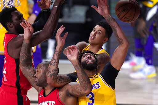 Davis, Lakers Run Past Rockets For 3 1 West Semifinals Lead