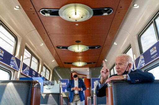 Amtrak Rider In Chief Biden Embarks On Rust Belt Train Tour
