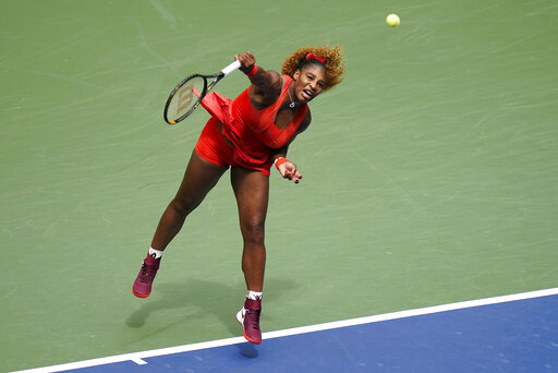 The Latest: Williams Drops 1st Set Of Us Open Quarterfinal