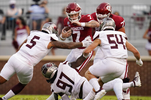 Rattler’s 4 Td Passes Lead No. 5 Oklahoma Past Missouri St.