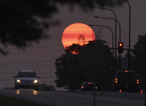 Wildfire Smoke Brings Haze, Vivid Sunsets To East Coast