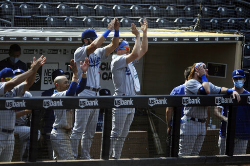 Dodgers 1st Team To Clinch Playoff Spot, Beat Padres 7 5