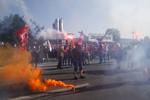 French Unions Protest Tire Factory Closure Amid Virus Crisis
