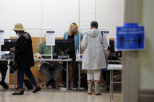 Long Lines Accompany Start Of Early Voting In Virginia