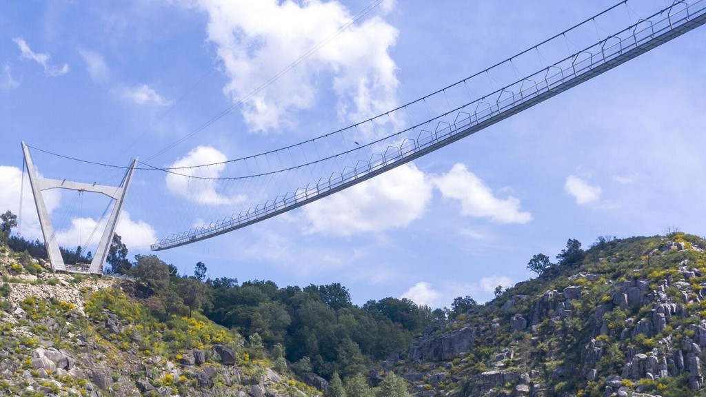 World’s Longest Pedestrian Suspension Bridge Opening In Portugal