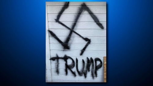 Swastika, ‘trump’ Graffiti Found On Home