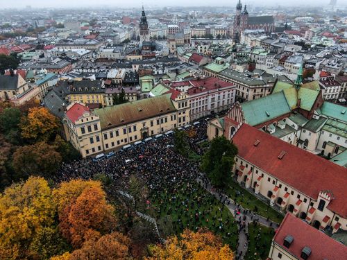 Polish Women Disrupt Church Services In Protest At Abortion Ban